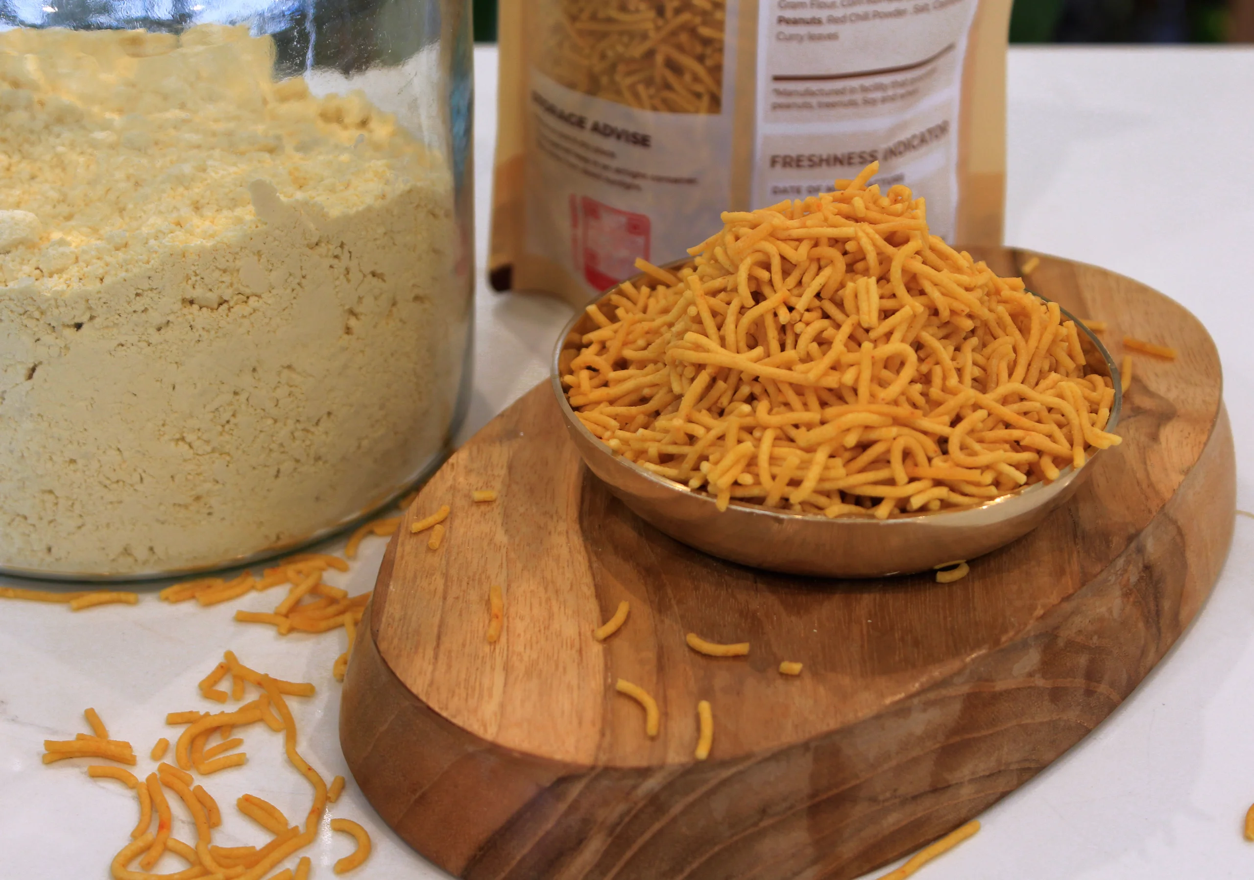 Besan Sev – Authentic Indian Snack from Reddot Food, Available in Ireland